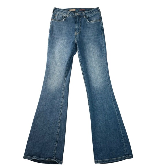 Anthropologie Pilcro Women's High Rise Trouser Bootcut Jeans Size 25 Light Wash - Picture 1 of 11